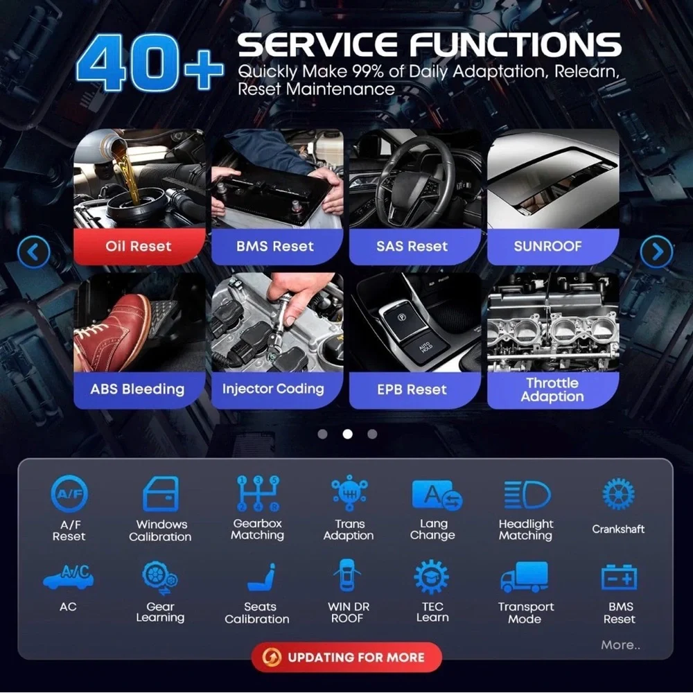 Autel MaxiCOM MK900-BT Full System Bidirectional OBD2 Scanner Tool AUTOVIN